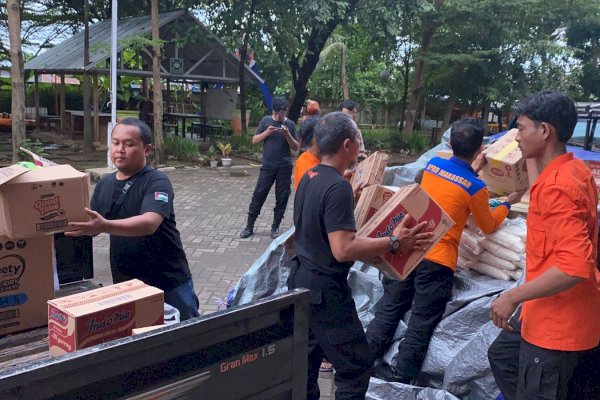 BPBD Makassar Distribusi Bantuan Korban Bencana di Kabupaten Enrekang