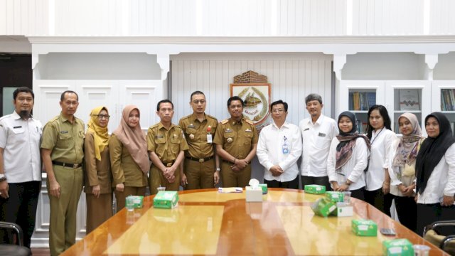 Fokus Tingkatkan Tata Kelola Manajemen Risiko, PJ Sekda Terima Kunjungan Asitensi BPKP Sulsel