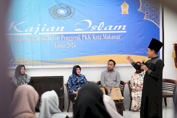 Indira Yusuf Ismail Dukung Program Penguatan Keimanan Umat Kota Makassar Lewat Kajian Islam TP PKK