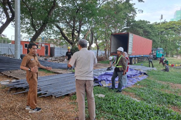 Intens Pantau Revitalisasi Karebosi, Plt Kadispora Andi Engka: Karebosi Kebanggan Kota Makassar