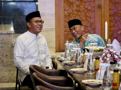Danny Pomanto Jamu Makan Malam Pj Gubernur Sulsel Prof Zudan Arif Fakrulloh di Amirullah