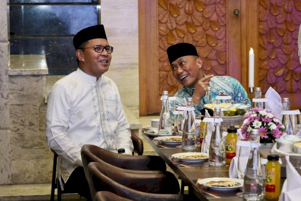 Danny Pomanto Jamu Makan Malam Pj Gubernur Sulsel Prof Zudan Arif Fakrulloh di Amirullah