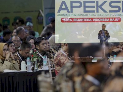 Dibuka Presiden RI Joko Widodo, PJ Sekda Makassar Hadiri Pembukaan Rakernas Apeksi XVII