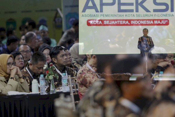 Dibuka Presiden RI Joko Widodo, PJ Sekda Makassar Hadiri Pembukaan Rakernas Apeksi XVII