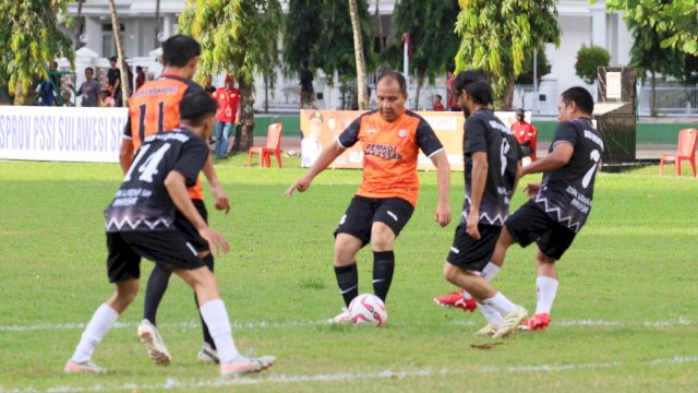 Pj Gubernur Sulsel Tantang Danny Pomanto di Laga Eksebisi Penutupan Turnamen Wali Kota Cup VII