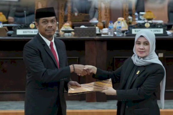 Pj. Sekda Makassar Hadiri Rapat Paripurna di DPRD Makassar