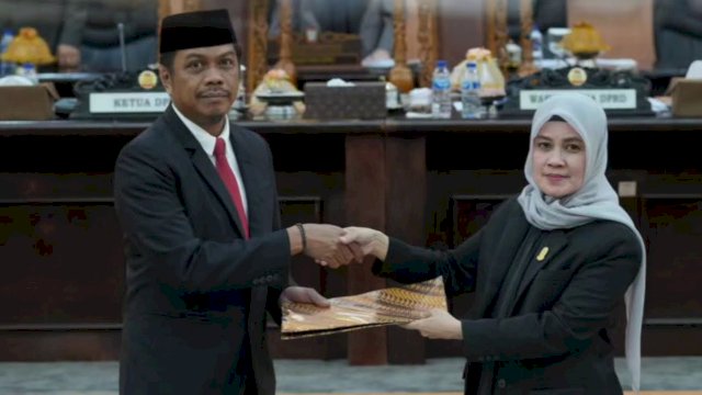 Pj. Sekda Makassar Hadiri Rapat Paripurna di DPRD Makassar