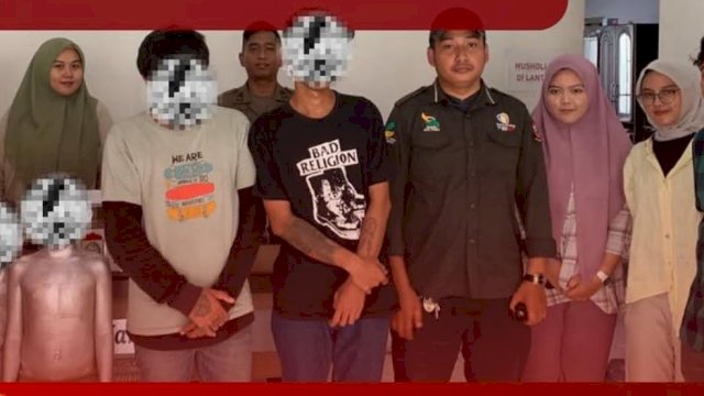 Tertibkan Manusia Silver, Petugas Tim TRC Saribattang Dinsos Makassar Kena “Bogem Mentah”