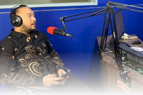 Plt. Kadis Sosial Makassar Hadiri Talkshow Bersama Radio Gama