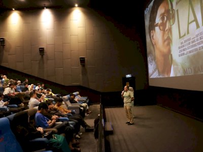 Danny Pomanto dan KAHMI Makassar Nobar Film Biografi Pendiri HMI, Lafran Pane