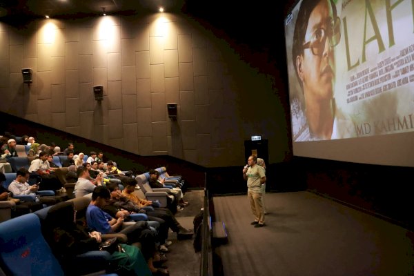 Danny Pomanto dan KAHMI Makassar Nobar Film Biografi Pendiri HMI, Lafran Pane