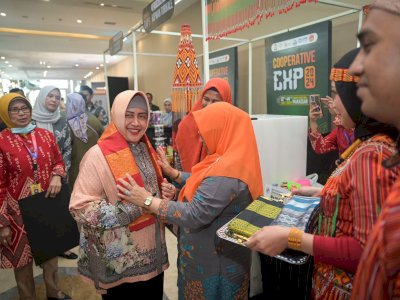 Ketua TP PKK Makassar Apresiasi Cooperative Expo 2024: Dorong Perkembangan UMKM dan Koperasi