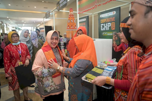 Ketua TP PKK Makassar Apresiasi Cooperative Expo 2024: Dorong Perkembangan UMKM dan Koperasi