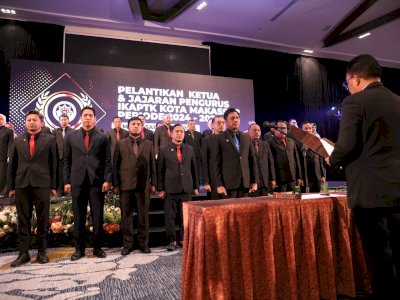 Dilantik Jadi Ketua IKAPTK, Firman Pagarra : Dukung Penuh Program Prioritas Pemkot Makassar