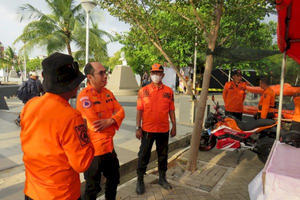 Pastikan Berfungsi Dengan Optimal, Kalak BPBD Kota Makassar Tinjau Pos Rescue