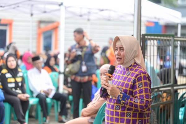 Indira Yusuf Ismail Dampingi Pj Bunda PAUD Provinsi Sulsel Sambangi PAUD Rusunawa Panambungan