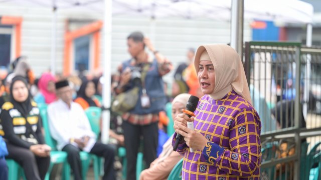 Indira Yusuf Ismail Dampingi Pj Bunda PAUD Provinsi Sulsel Sambangi PAUD Rusunawa Panambungan