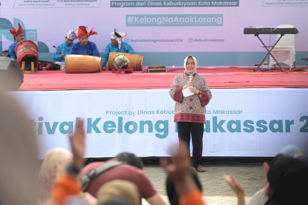 Indira Yusuf Ismail Apresiasi Festival Kelong Anak Lorong Lestarikan Budaya Makassar