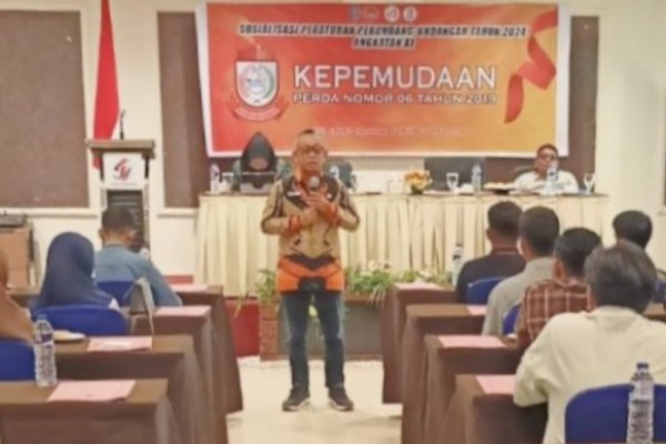 Muchlis Misbah Gelar Sosialisasi Perda Tentang Kepemudaan