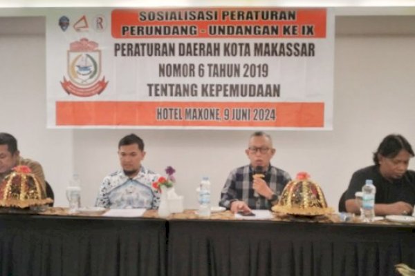 Gelar Sosialisasi Perda Tentang Kepemudaan, Azwar Dorong Pemuda Makassar Berperan dalam Pembangunan