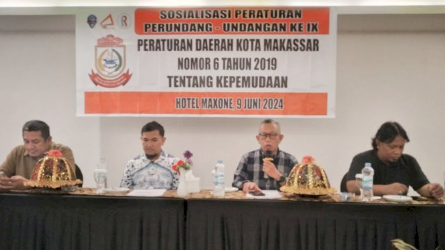 Gelar Sosialisasi Perda Tentang Kepemudaan, Azwar Dorong Pemuda Makassar Berperan dalam Pembangunan