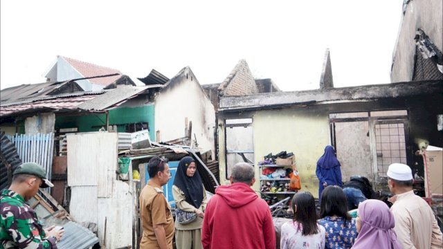 Camat Biringkanaya Ungkap Sudah Koordinasi Dinsos dan BPBD Makassar Untuk Bantuan Kebakaran Kelurahan Bakung