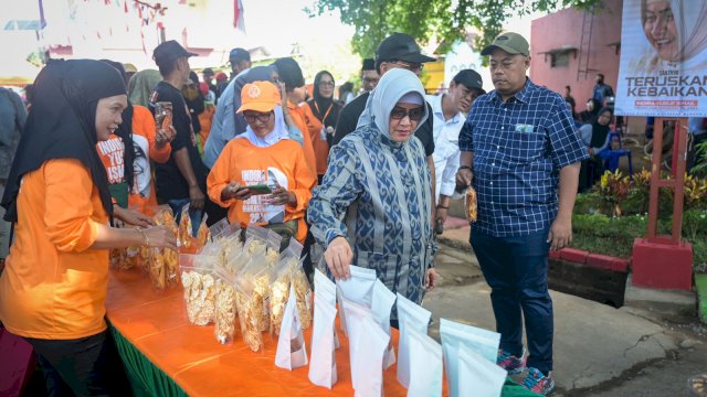 Ketua TP PKK Makassar Tinjau Pelayanan Posyandu dan Produk UMKM di Kelurahan Bitowa