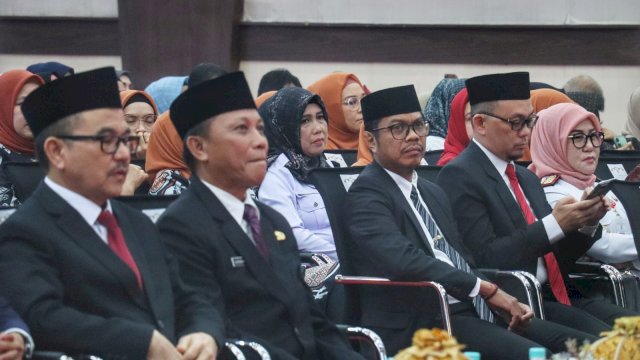 PJ Sekda Makassar Hadiri Pelantikan Jufri Rahman Sebagai Sekda Sulsel