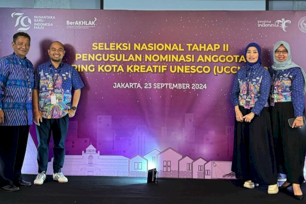 Kota Makassar Masuk 4 Besar Seleksi Nasional Jejaring Kota Kreatif UNESCO (UCCN) 2025