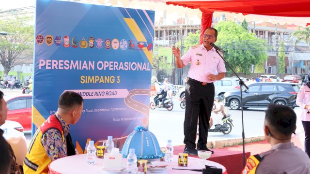 Resmikan Operasional Simpang 3 Middle Ring Road, Danny Pomanto: Penyempurnaan Traffict Management di Makassar