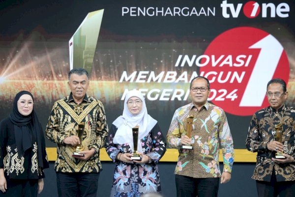 Usai Jadikan Makassar Kota Sehat ASIA Tenggara 2024, Danny Pomanto Diganjar Penghargaan Inovasi Membangun Negeri dari TVOne