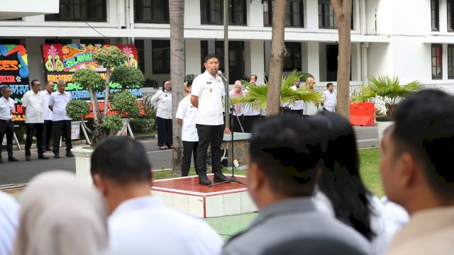 Hari Pertama Bertugas sebagai Pjs Wali Kota Makassar, Andi Arwin Azis Fokus Jaga Pelayanan Masyarakat dan Netralitas ASN