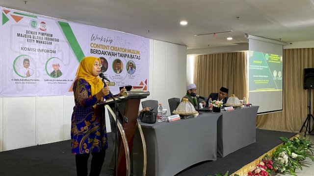 Buka Workshop Dakwah Digital, Plt Kadis Kominfo Makassar Tekankan Pentingnya Pemanfaatan Teknologi Bijak