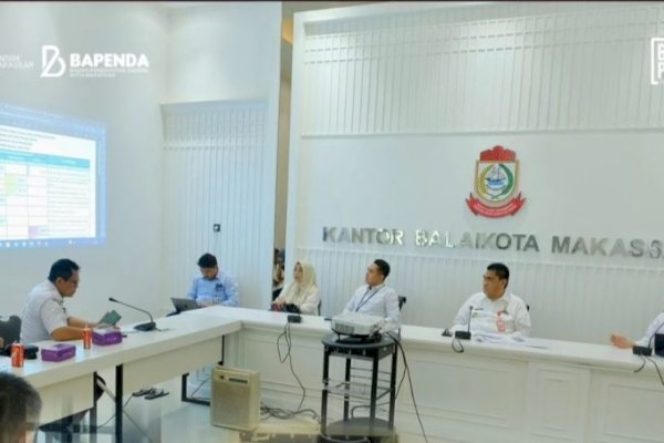 Sekretaris Bapenda Makassar Hadiri Rapat Monitoring dan Evaluasi Implementasi ETPD