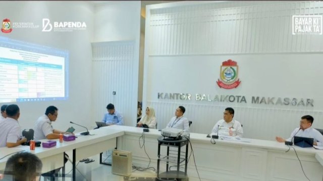 Sekretaris Bapenda Makassar Hadiri Rapat Monitoring dan Evaluasi Implementasi ETPD