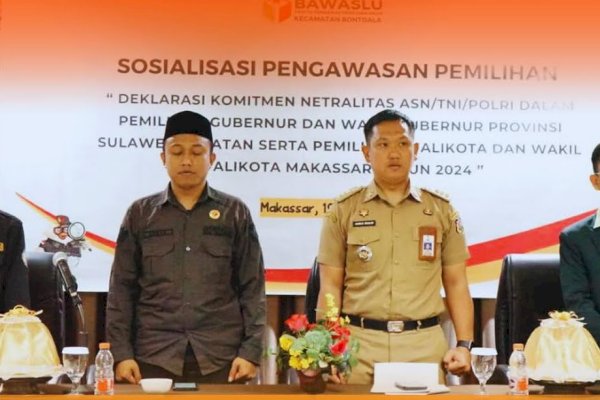 Camat Bontoala Gelar Sosialisasi Tentang Netralitas di Pilkada