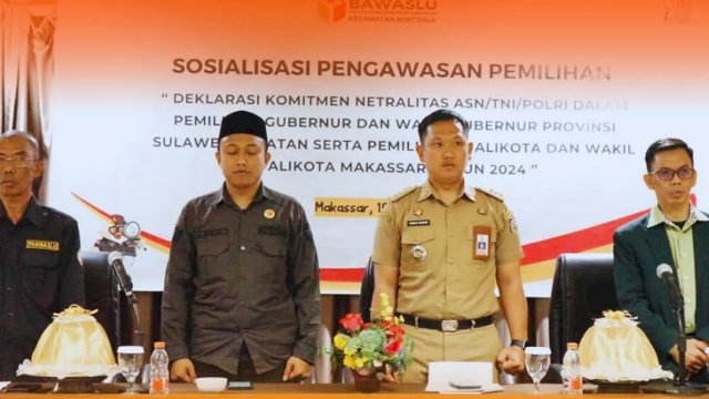 Camat Bontoala Gelar Sosialisasi Tentang Netralitas di Pilkada