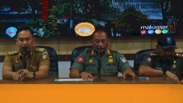 Camat Bontoala Terima Kunjungan Plt. Kasat Satpol PP Kota Makassar