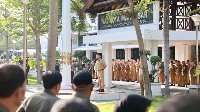 Pjs Arwin Azis Ajak ASN-non ASN Pemkot Makassar Halau Ideologi yang Bertentangan dengan Pancasila