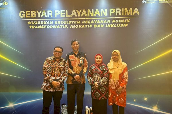 Gebyar Pelayanan Prima 2024, Pemkot Makassar Raih Penghargaan 5 Terbaik Inovasi Kelompok Berkelanjutan