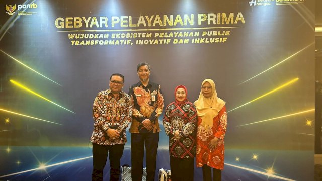 Gebyar Pelayanan Prima 2024, Pemkot Makassar Raih Penghargaan 5 Terbaik Inovasi Kelompok Berkelanjutan