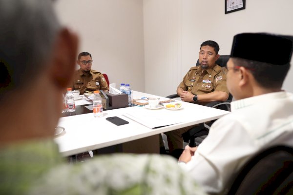 PCNU Temui Pjs Wali Kota, Persiapan &#8220;Makassar Bermunajat&#8221;