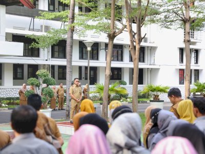 Pimpin Apel Pagi, Irwan Rusfiady Tekankan Fokus Pelayanan Masyarakat dan Jaga Netralitas