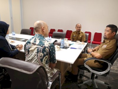 GATF 2024, Pjs Wali Kota Makassar Terima Kunjungan GM Garuda Indonesia