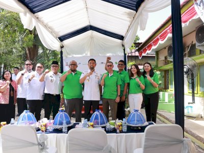 Pjs Wali Kota Arwin Azis Resmikan Program CSR Nusantara Peduli Stunting di Puskesmas Kaluku Bodoa