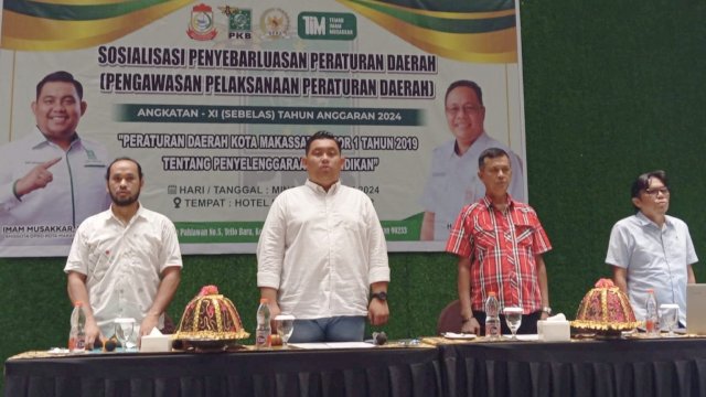 Imam Musakkar Tegaskan Ingin Semua Anak Sekolah di Makassar