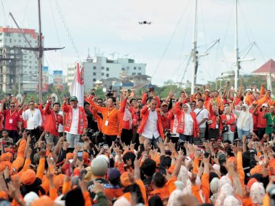 Meriahnya Kampanye INIMi DiA, Masyarakat Sulsel: Saya datang Tanpa Uang Transport