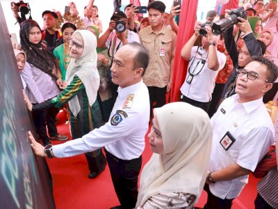 PJ Sekda Kota Makassar, Hadiri Launching Posyandu Era Baru SPM