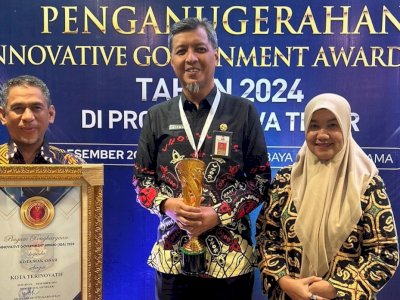 Kemendagri RI Beri Penghargaan Pemkot Makassar Sebagai Kota Terinovatif 2024