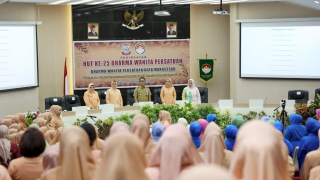 DWP Kota Makassar Rayakan HUT ke-25 Bertajuk Fondasi Transformasi Organisasi DWP Menuju Indonesia Emas 2045